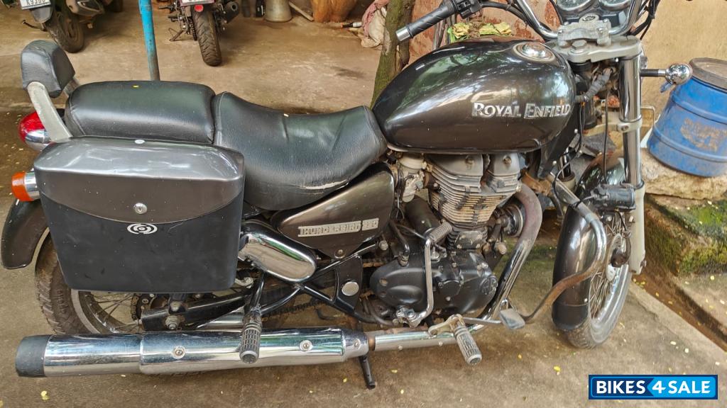 Grey Royal Enfield Thunderbird 350