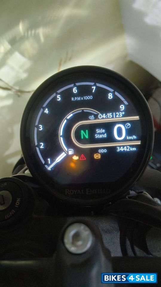 Blue Royal Enfield Guerrilla 450