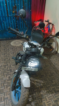 Blue Royal Enfield Guerrilla 450