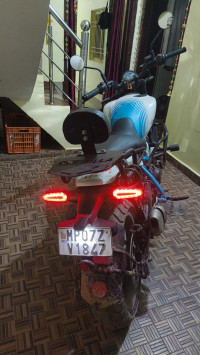 Blue Royal Enfield Guerrilla 450