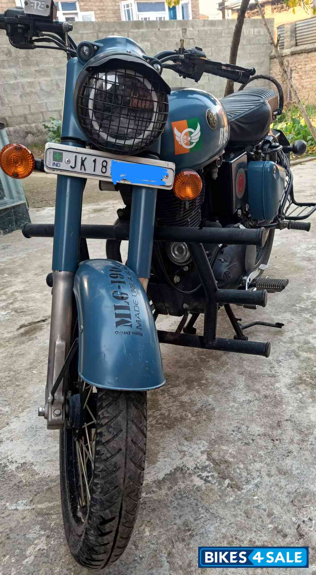 Airborne Blue Royal Enfield Classic Signals Airborne Blue