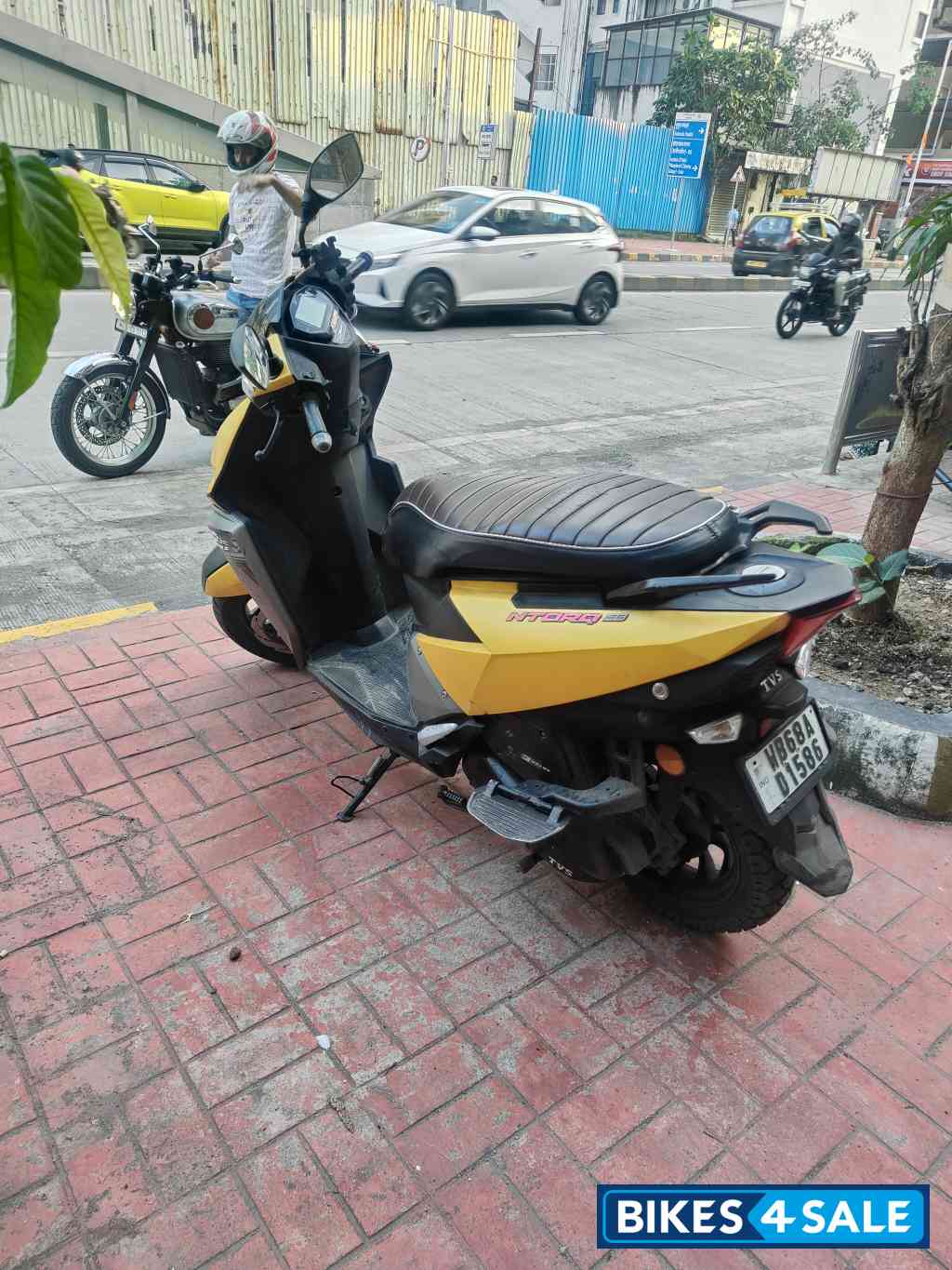 Yellow Black TVS NTORQ 125