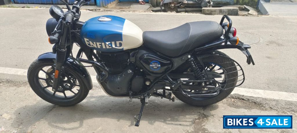 Metro Blue Royal Enfield Hunter 350 Metro
