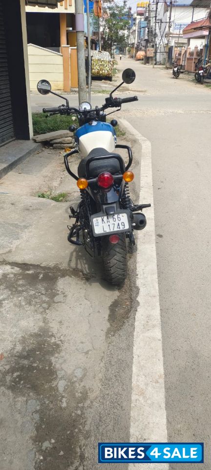 Metro Blue Royal Enfield Hunter 350 Metro