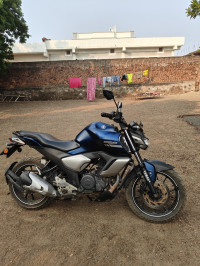 Blue Yamaha FZ-S FI V3