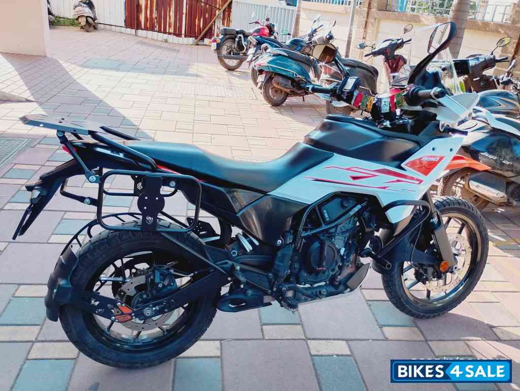 White KTM 390 Adventure X 2025