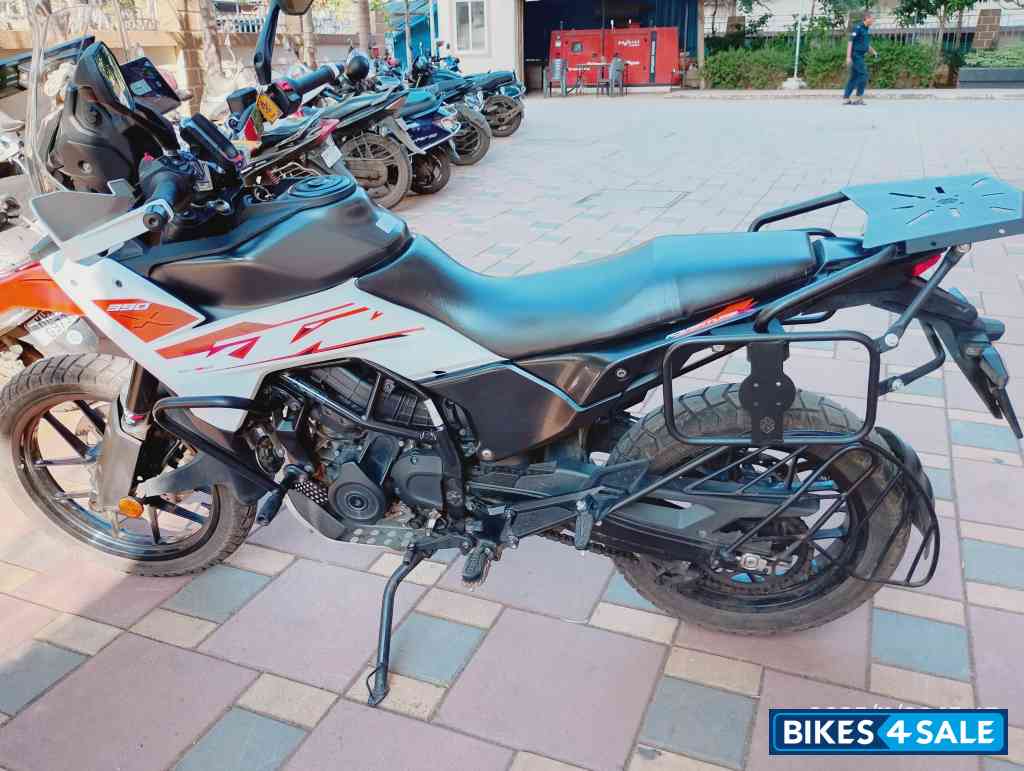 White KTM 390 Adventure X 2025