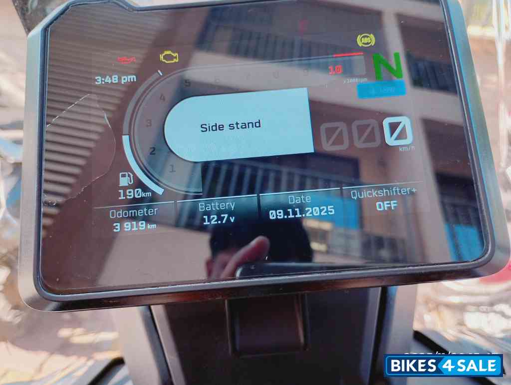 White KTM 390 Adventure X 2025