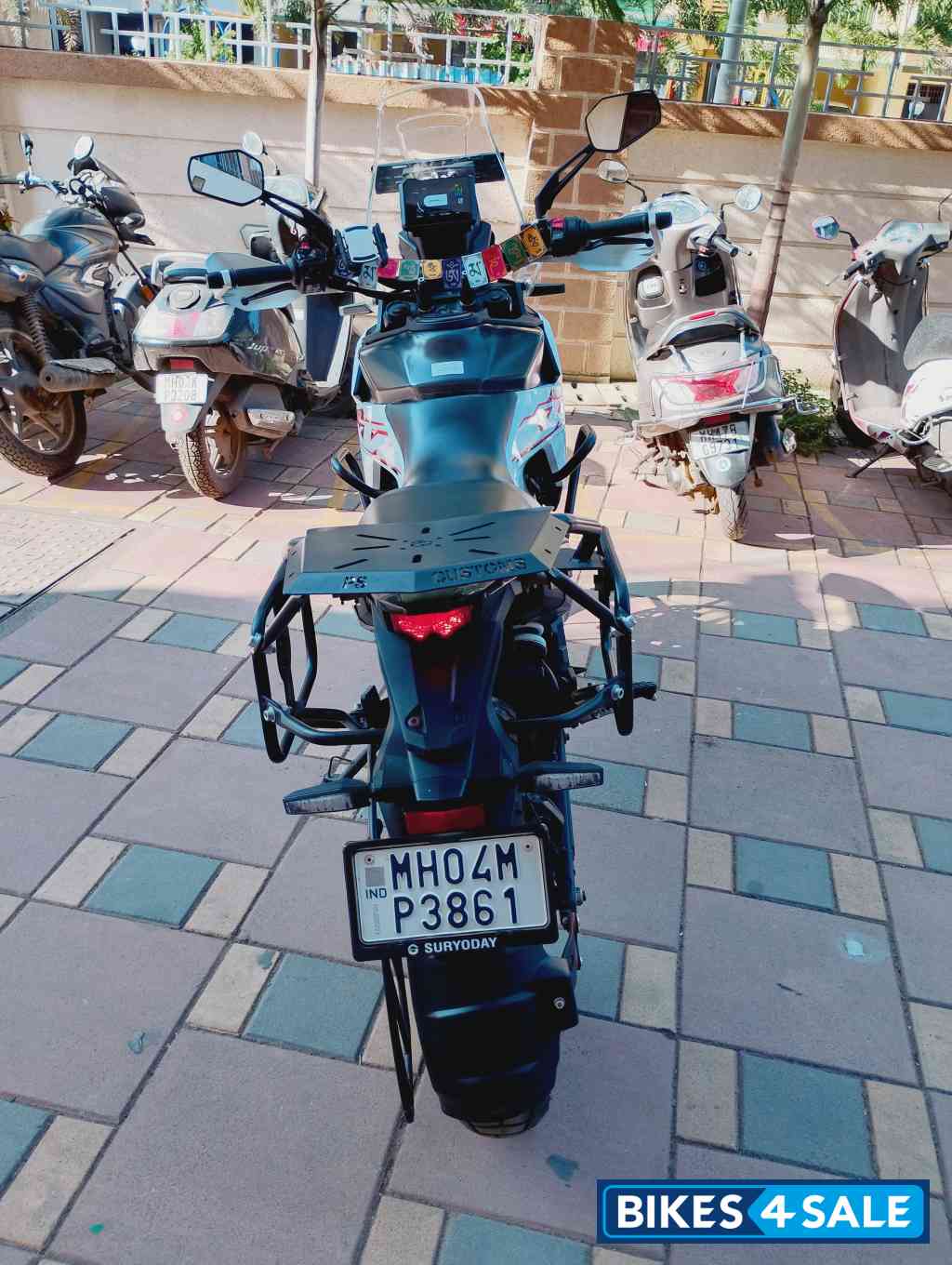 White KTM 390 Adventure X 2025