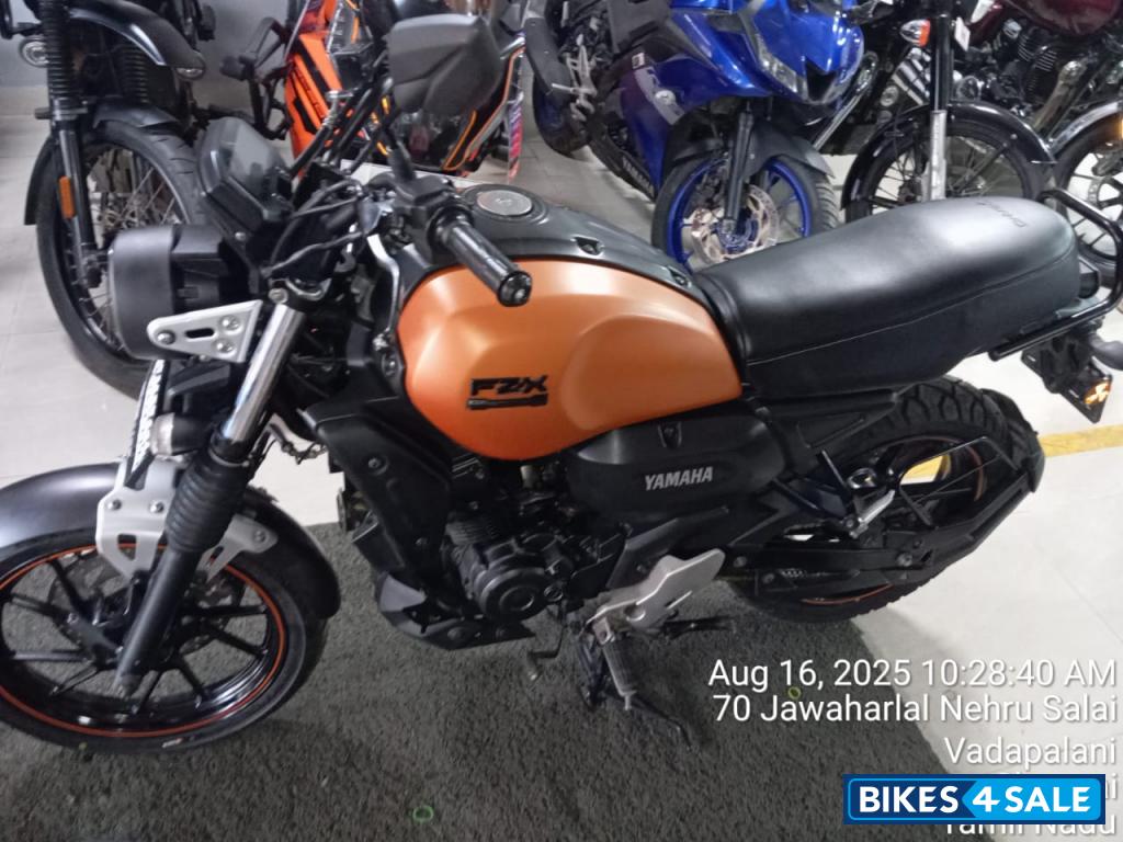 Orange With Grey Yamaha FZ-X