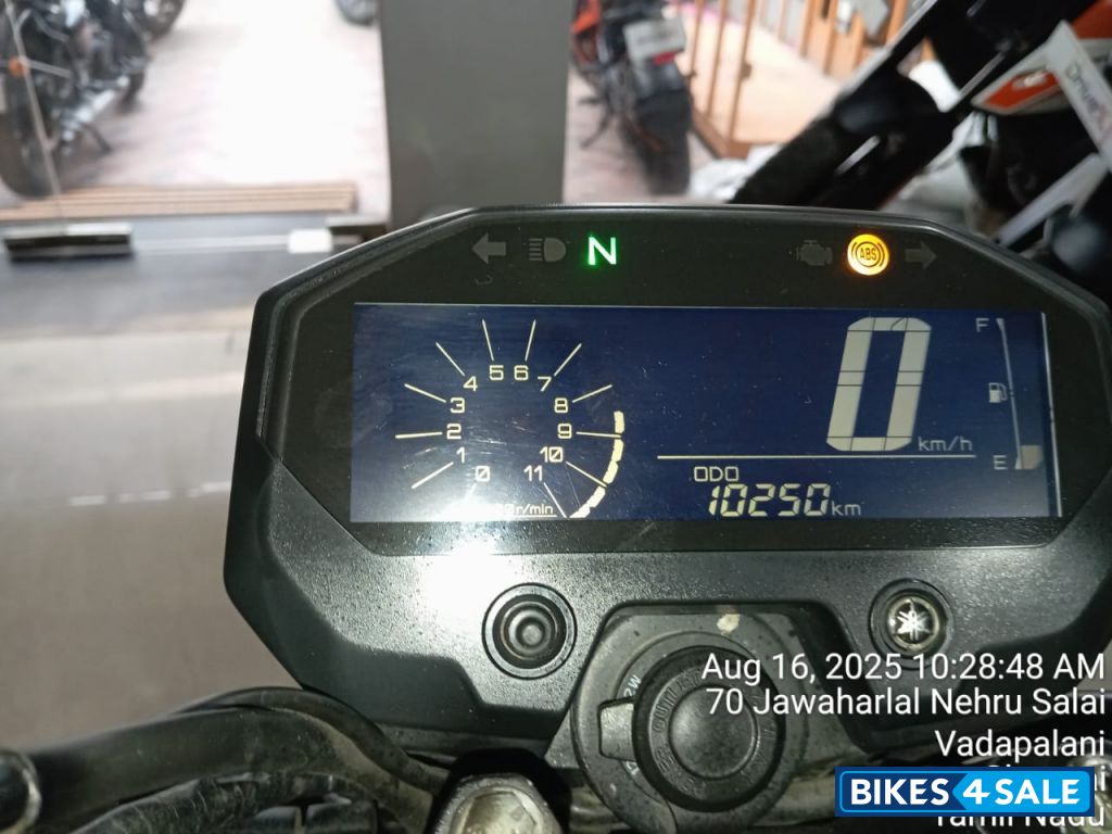 Orange With Grey Yamaha FZ-X