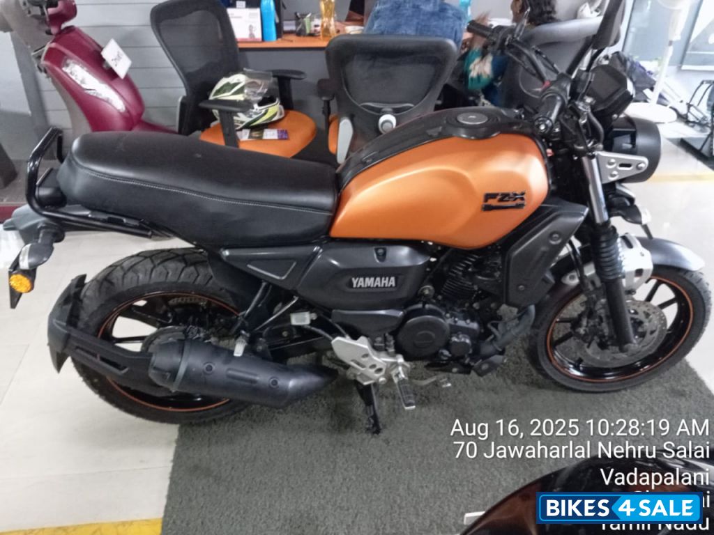Orange With Grey Yamaha FZ-X