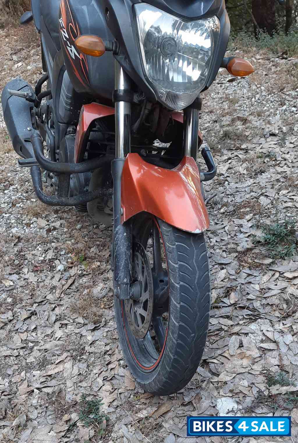 Orange Black Yamaha FZ-S