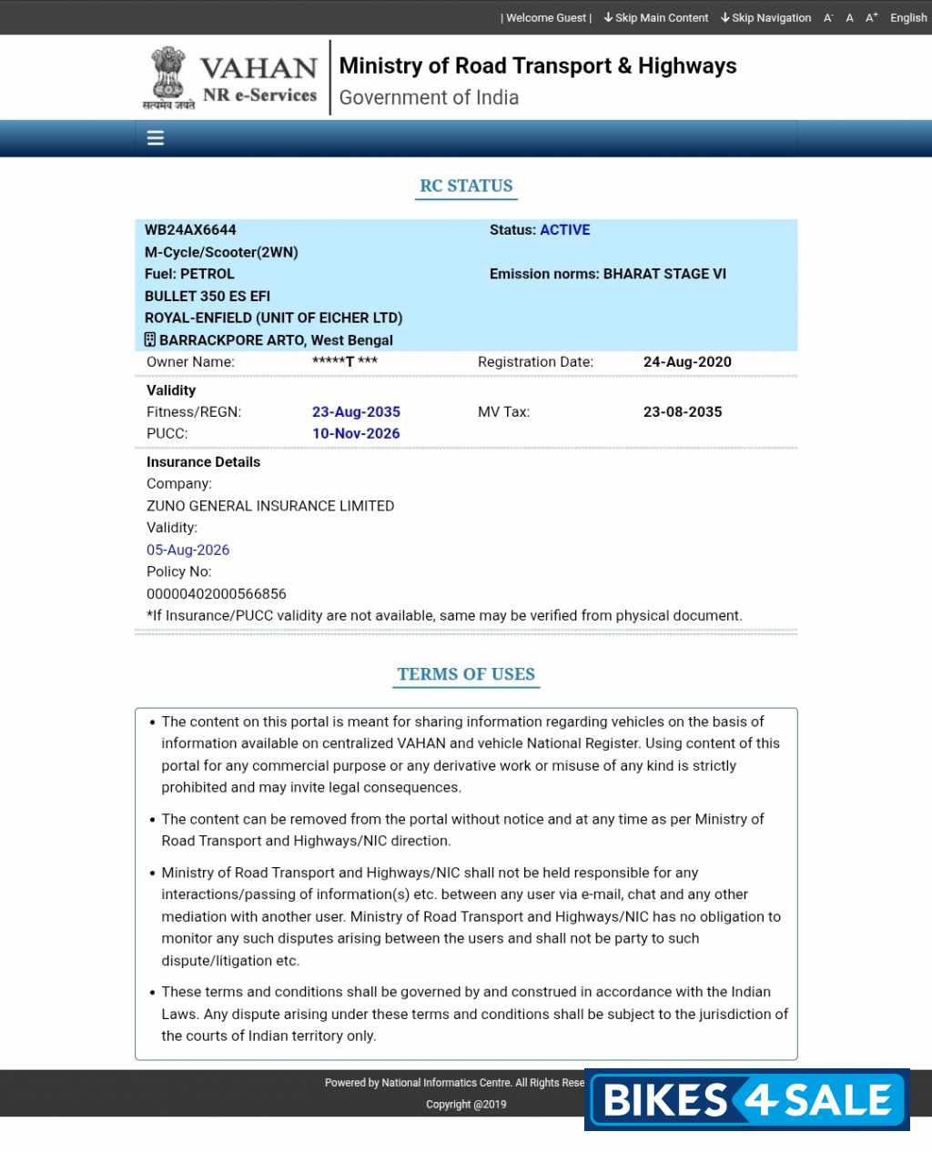 Royal Enfield Bullet Standard 350