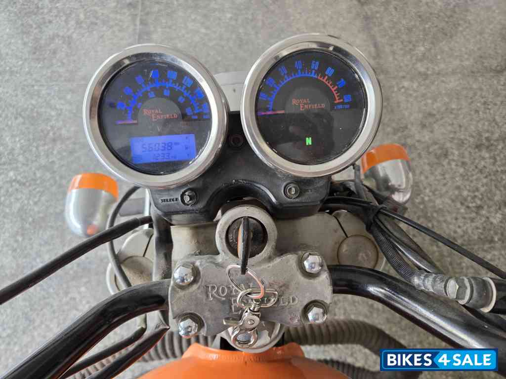 Black Royal Enfield Thunderbird