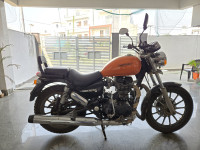 Black Royal Enfield Thunderbird
