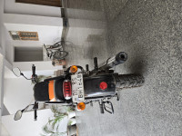 Black Royal Enfield Thunderbird