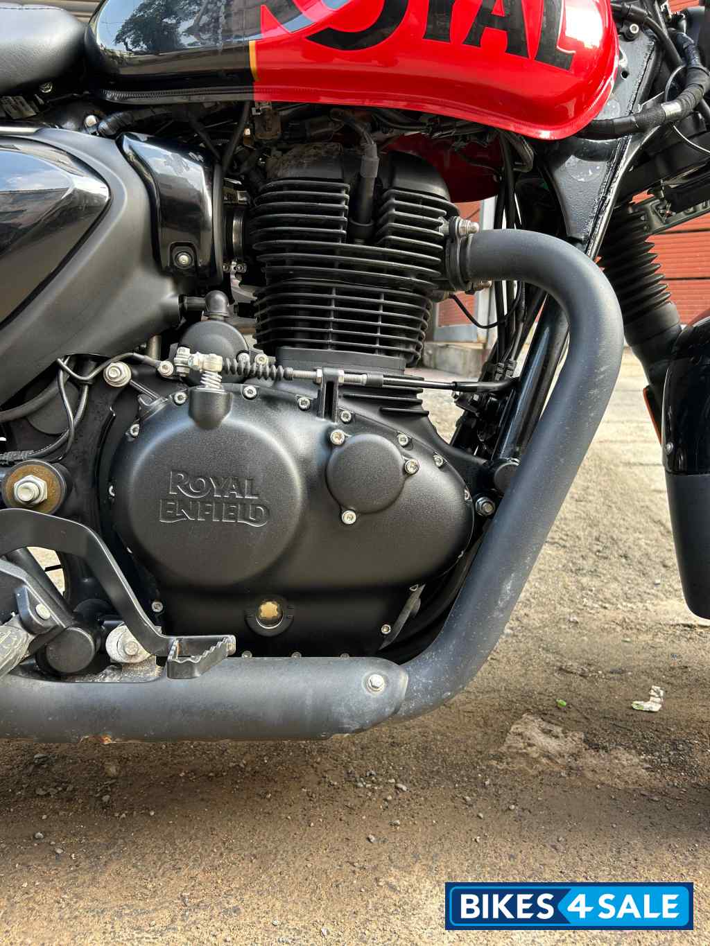 Red & Black Royal Enfield Hunter 350 Metro