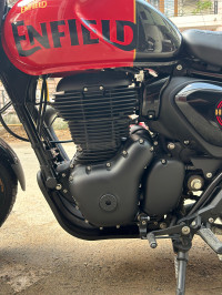 Red & Black Royal Enfield Hunter 350 Metro