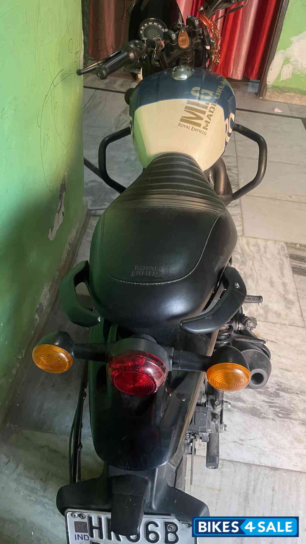 Rebel Blue Royal Enfield Hunter 350 Metro