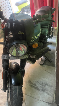 Rebel Blue Royal Enfield Hunter 350 Metro