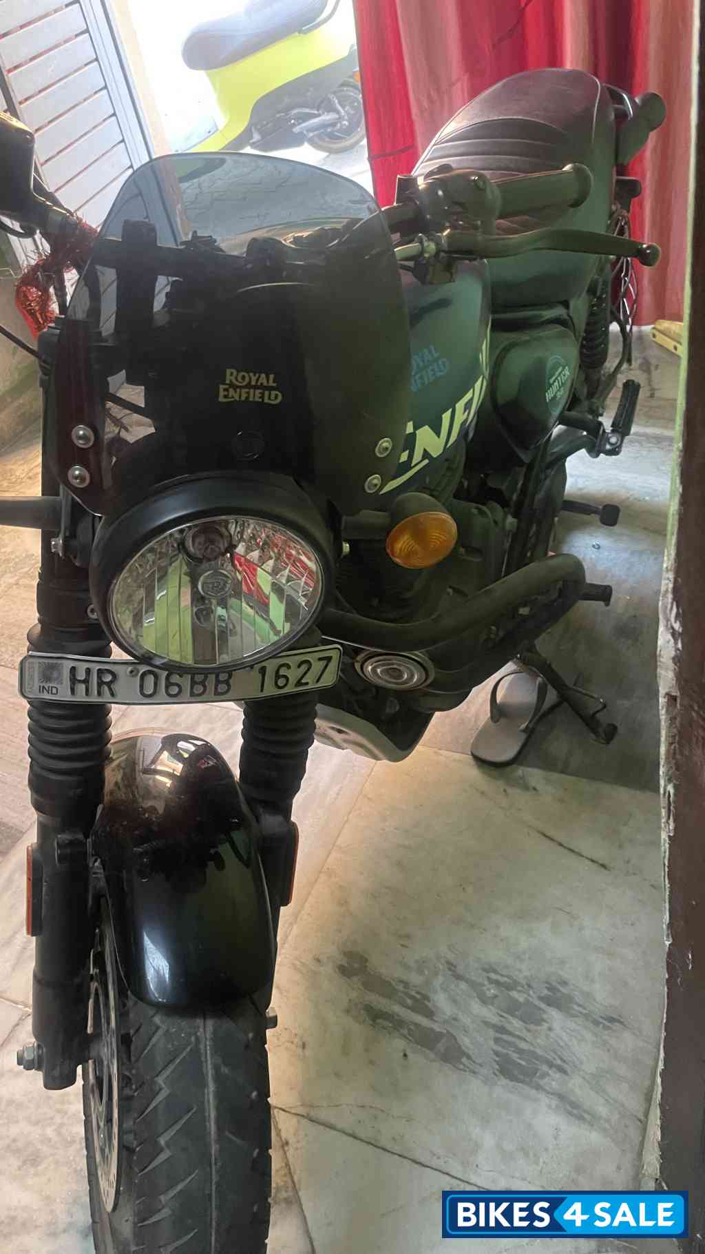 Rebel Blue Royal Enfield Hunter 350 Metro