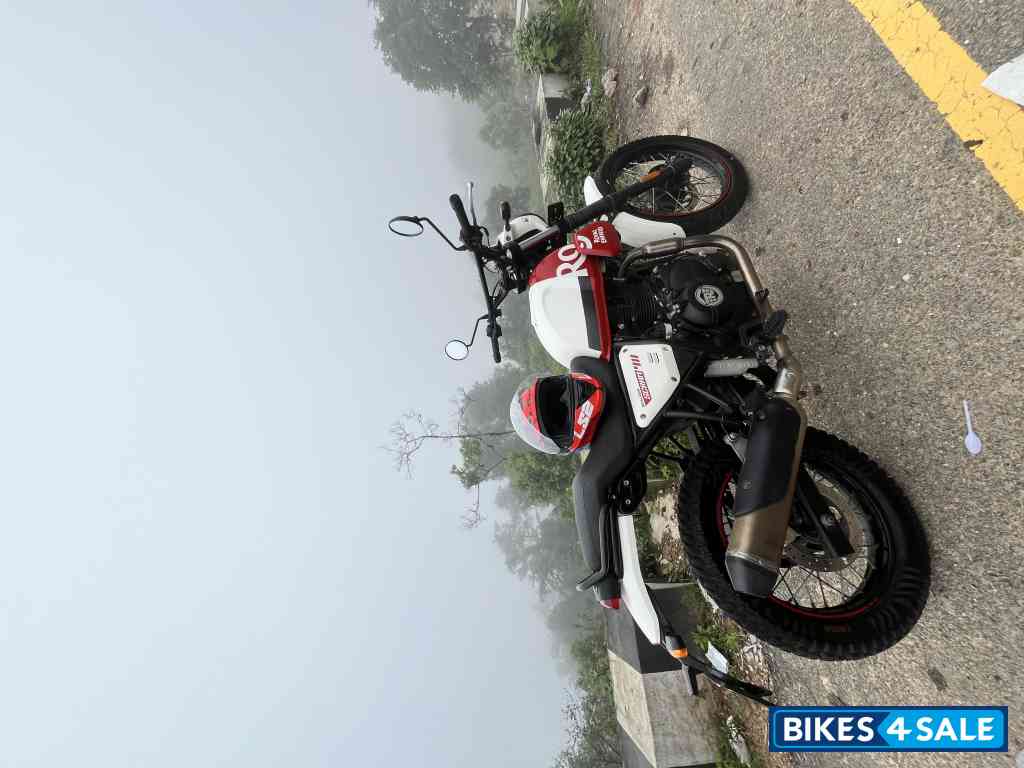 White Flame Royal Enfield Scram 411