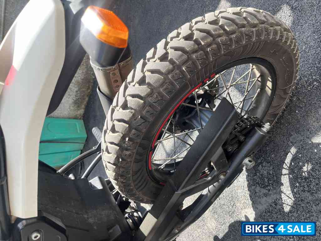 White Flame Royal Enfield Scram 411