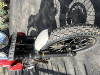 White Flame Royal Enfield Scram 411