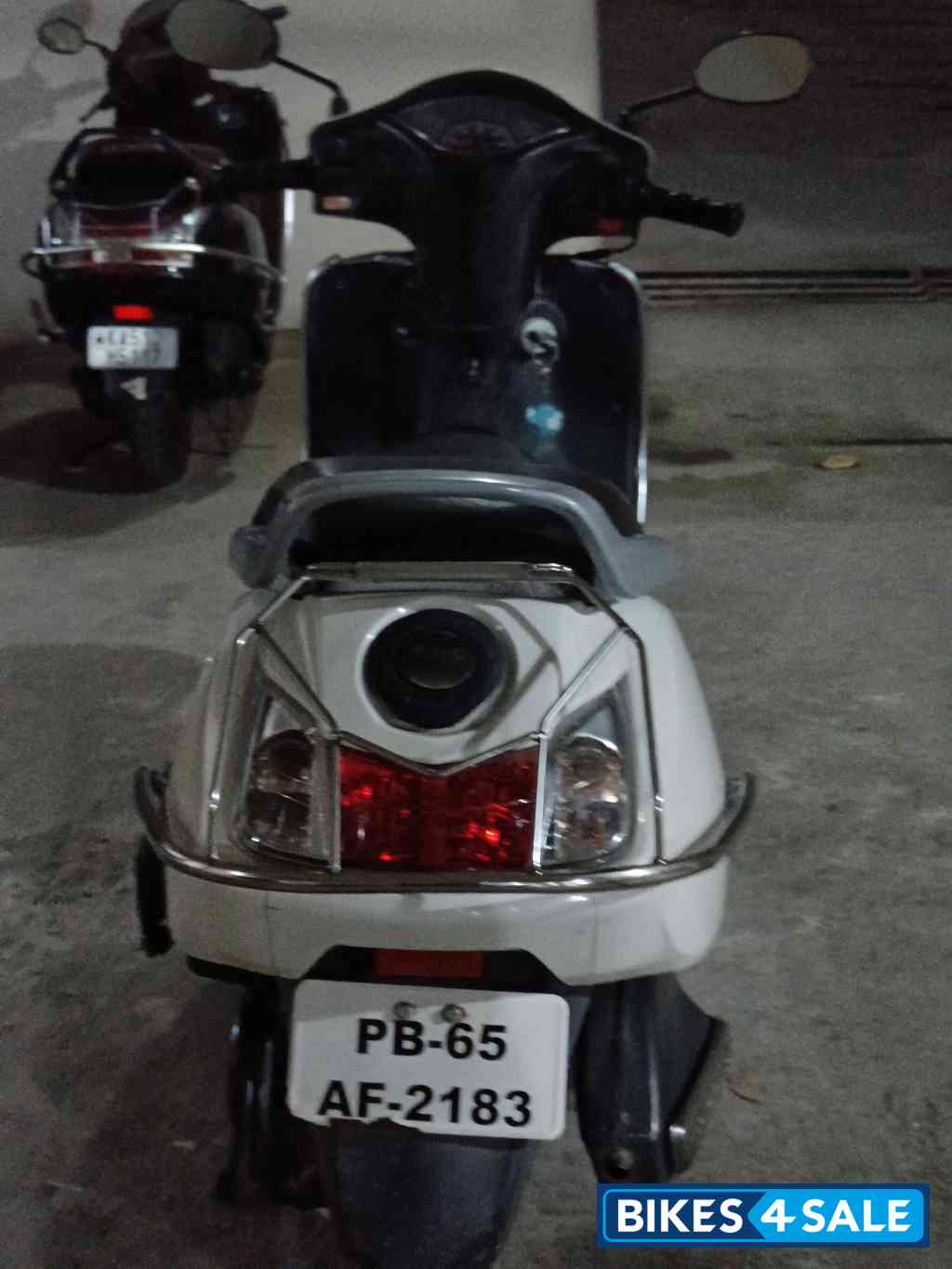 White TVS Jupiter ZX