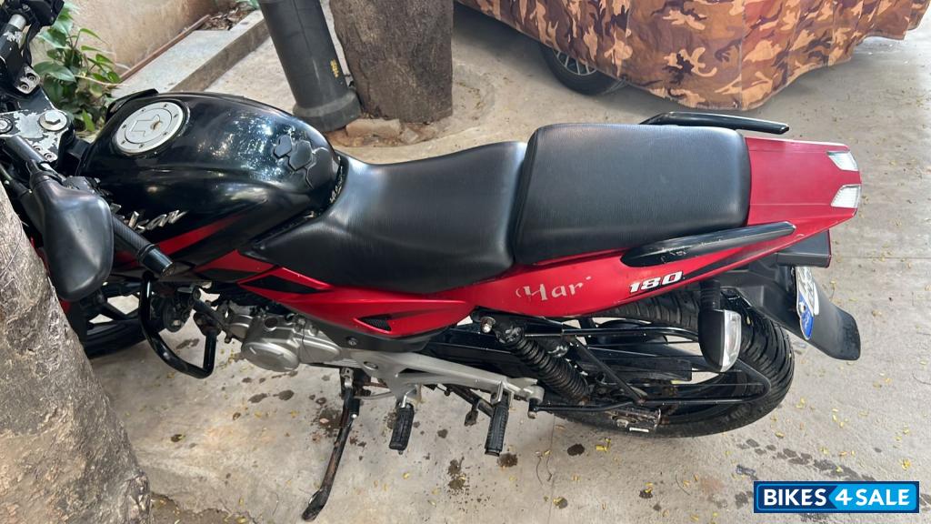 Red And Black Bajaj Pulsar 180