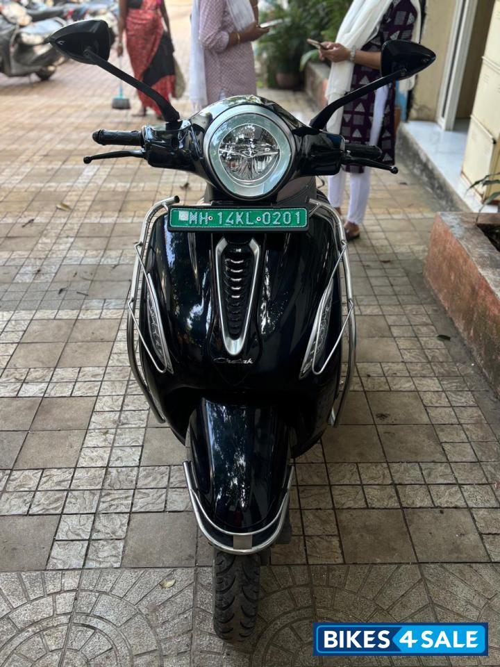 Black Bajaj Chetak Electric