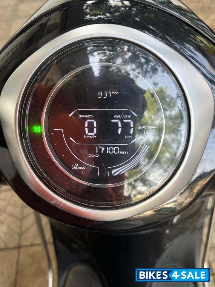Black Bajaj Chetak Electric