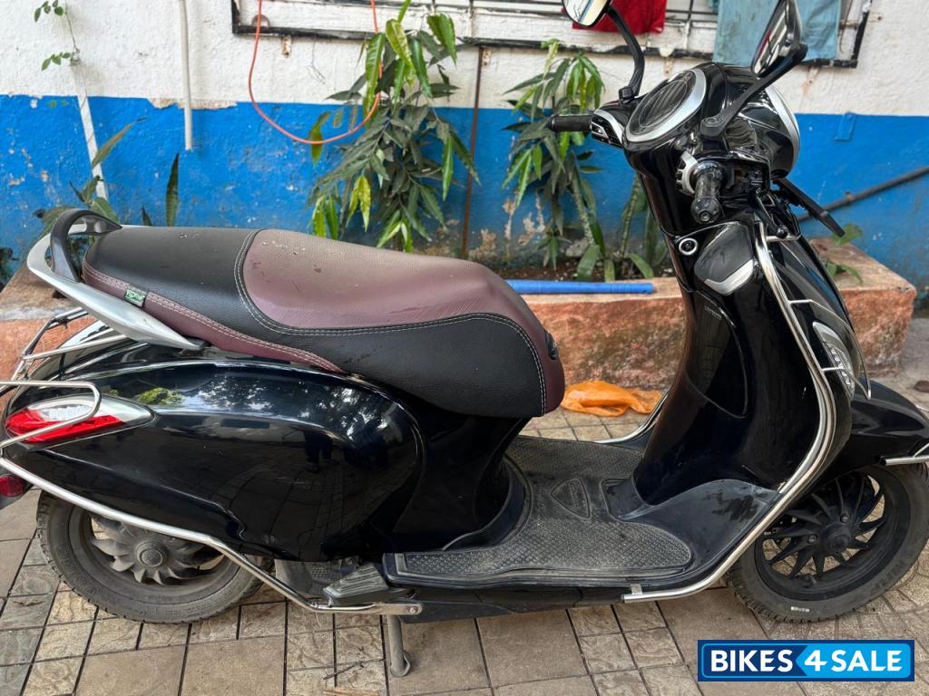 Black Bajaj Chetak Electric