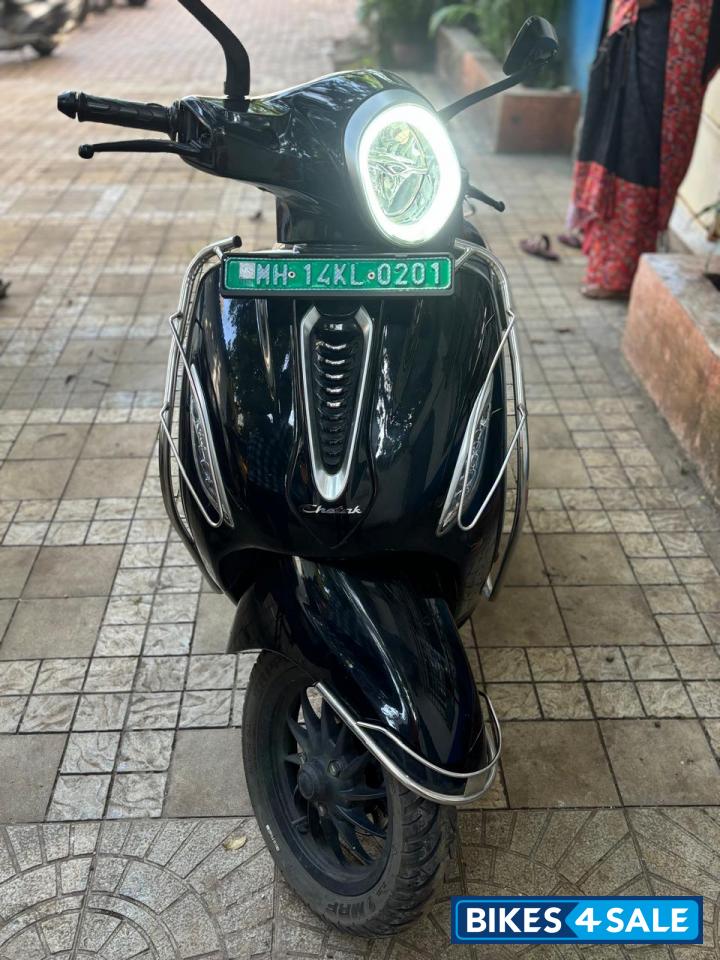 Black Bajaj Chetak Electric