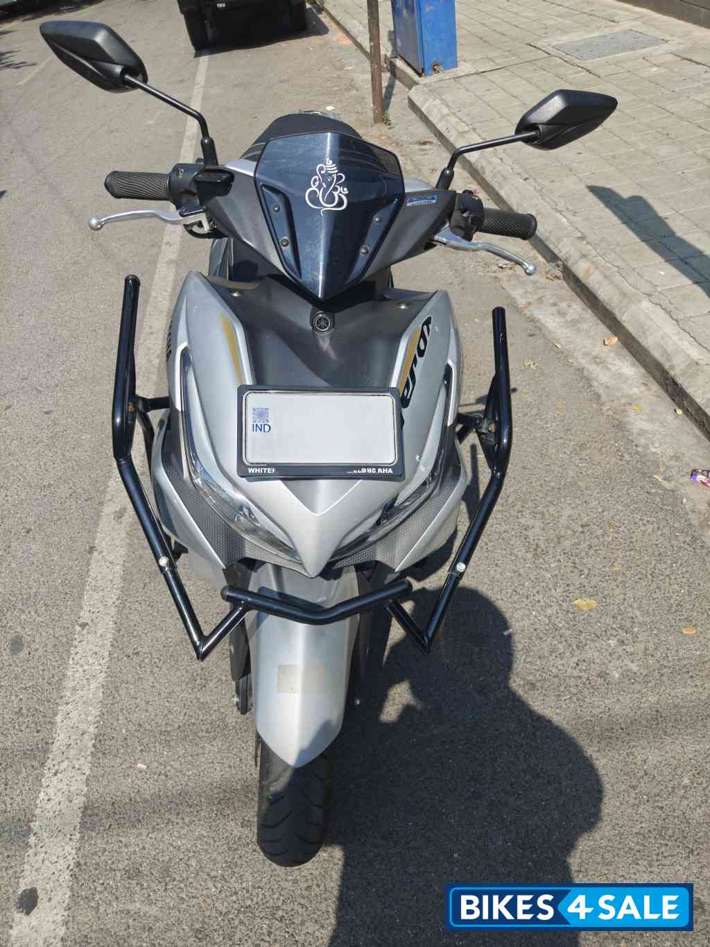 Black And Silver Yamaha Aerox 155