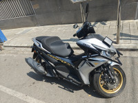 Black And Silver Yamaha Aerox 155