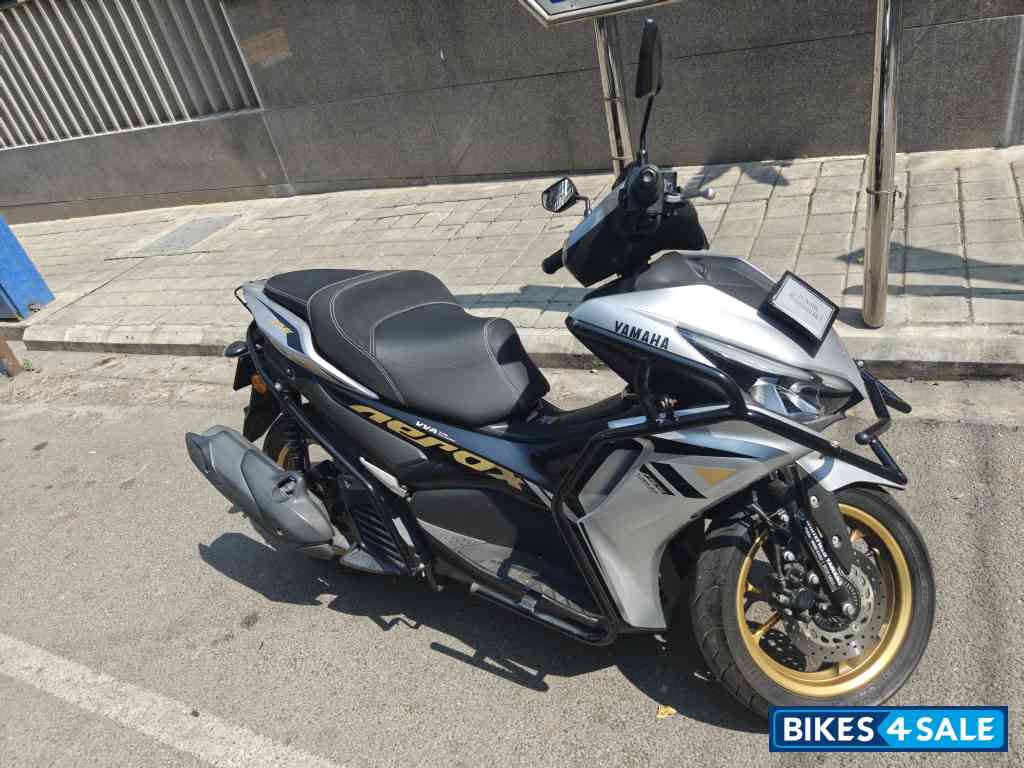 Black And Silver Yamaha Aerox 155