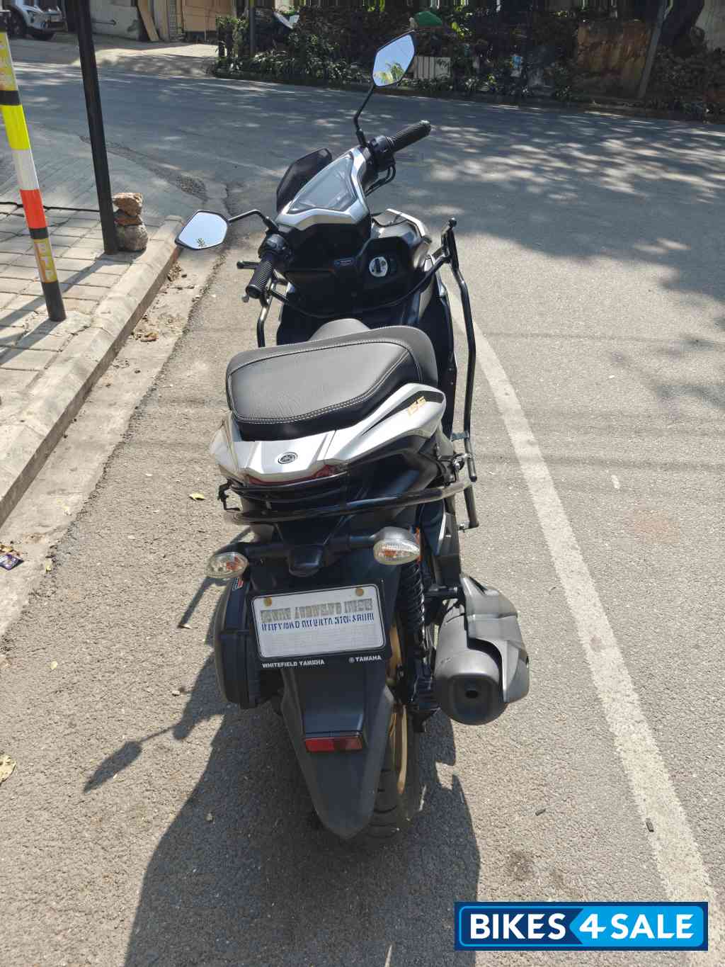 Black And Silver Yamaha Aerox 155