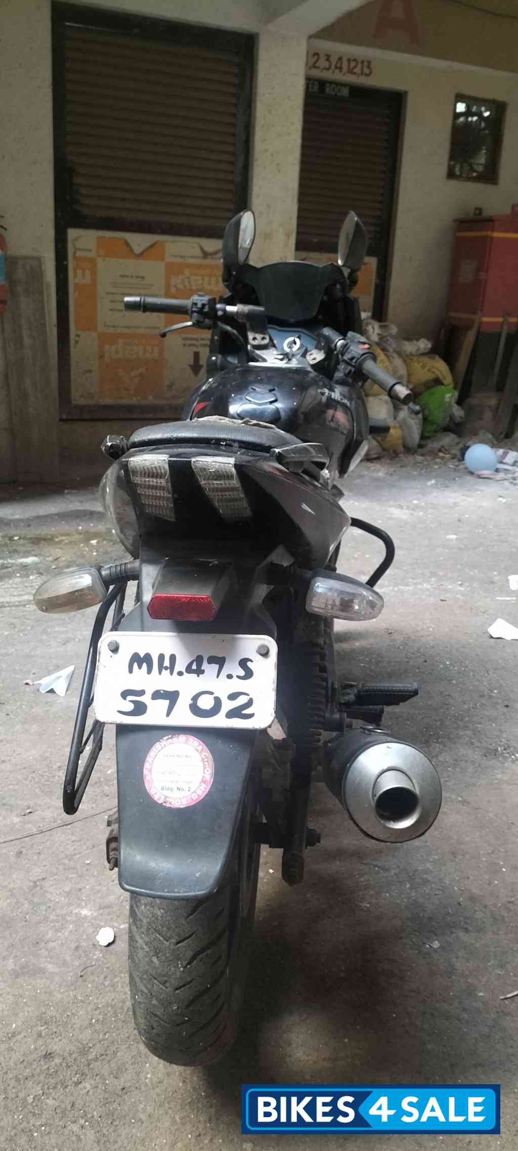Black Red Bajaj Pulsar 220 DTSi