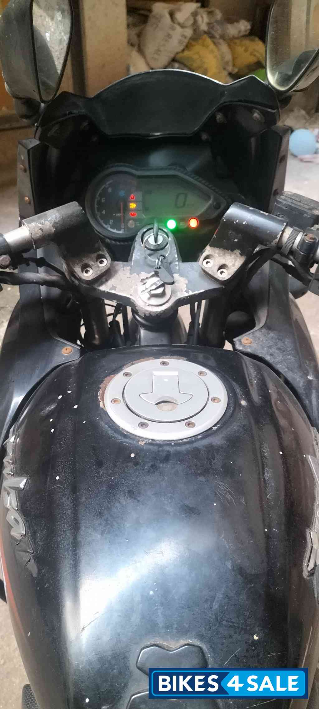 Black Red Bajaj Pulsar 220 DTSi
