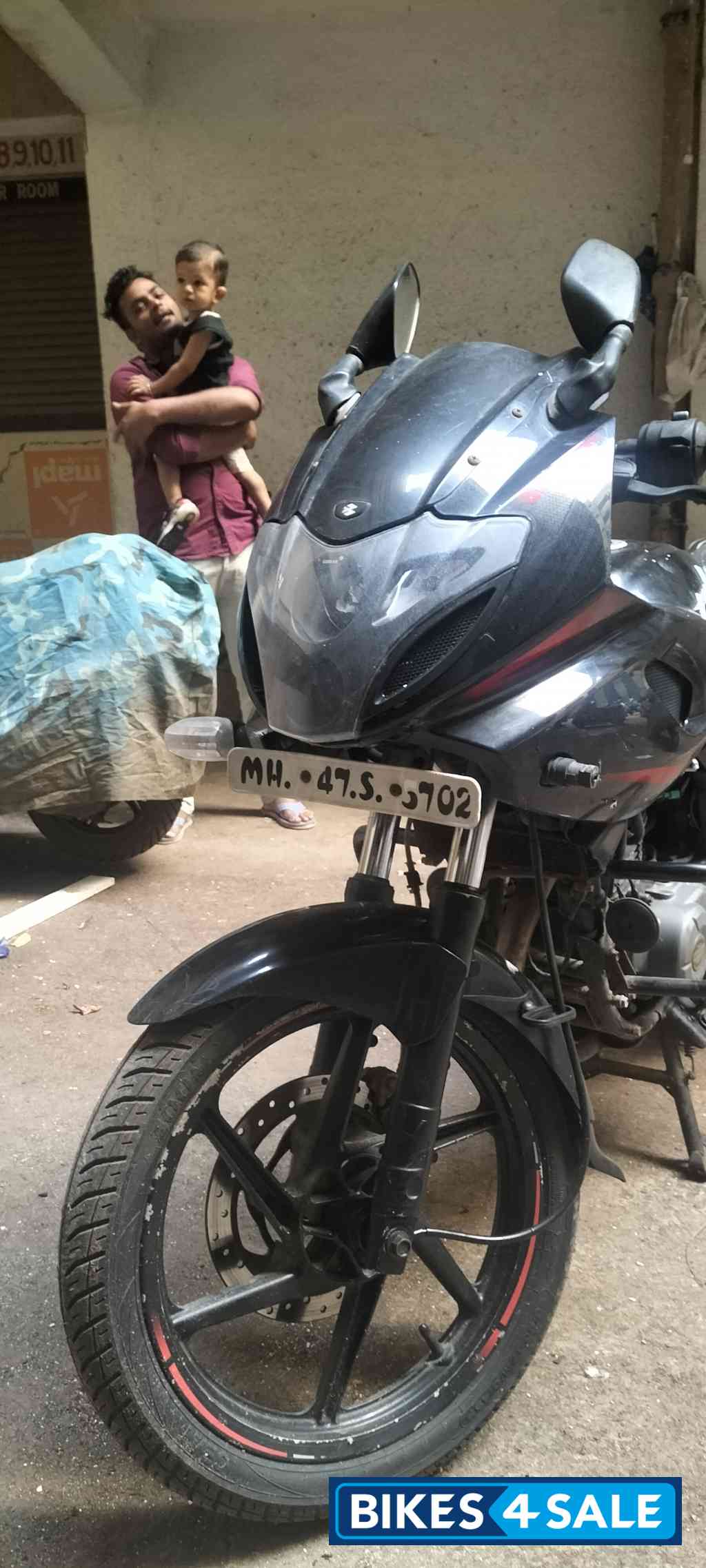 Black Red Bajaj Pulsar 220 DTSi