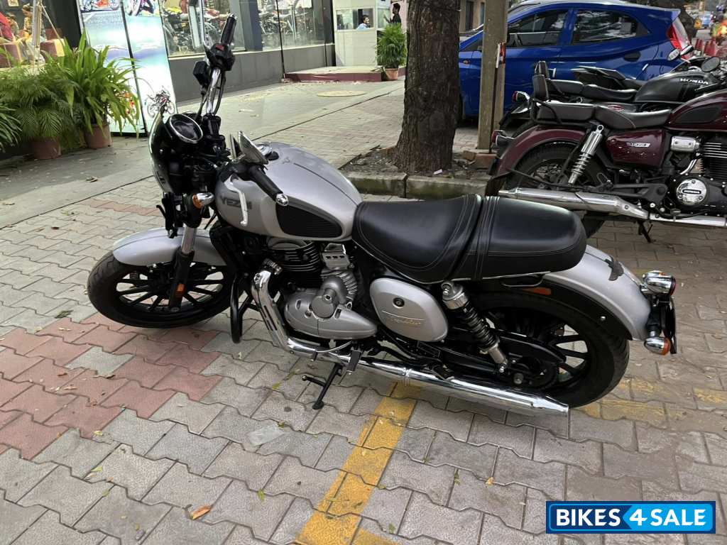 Silver Yezdi Roadster Chrome