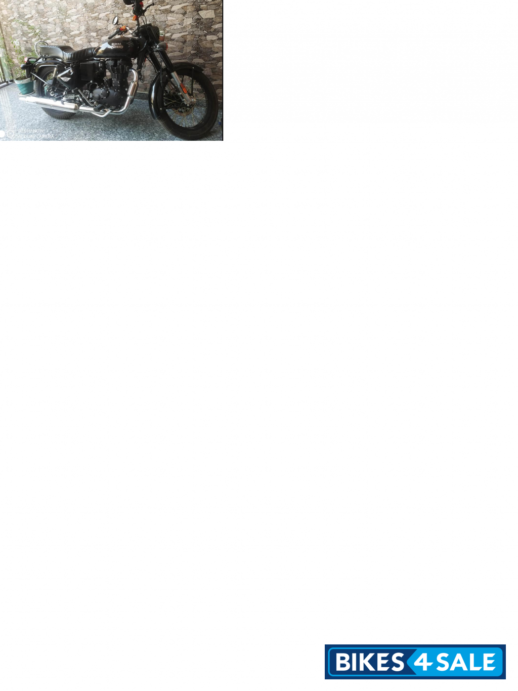 Black Royal Enfield Bullet 350