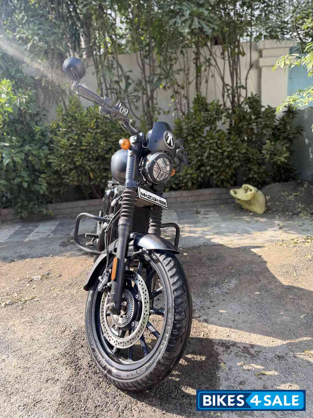 Smoke Grey Yezdi Roadster Dark