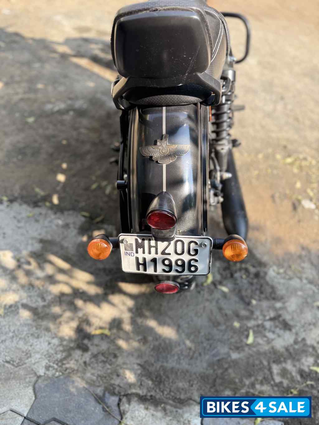 Smoke Grey Yezdi Roadster Dark