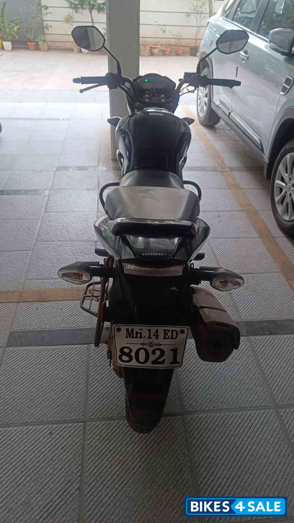 Black Honda CB Trigger