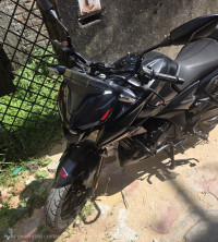 Black Bajaj Pulsar N160 Dual Channel ABS
