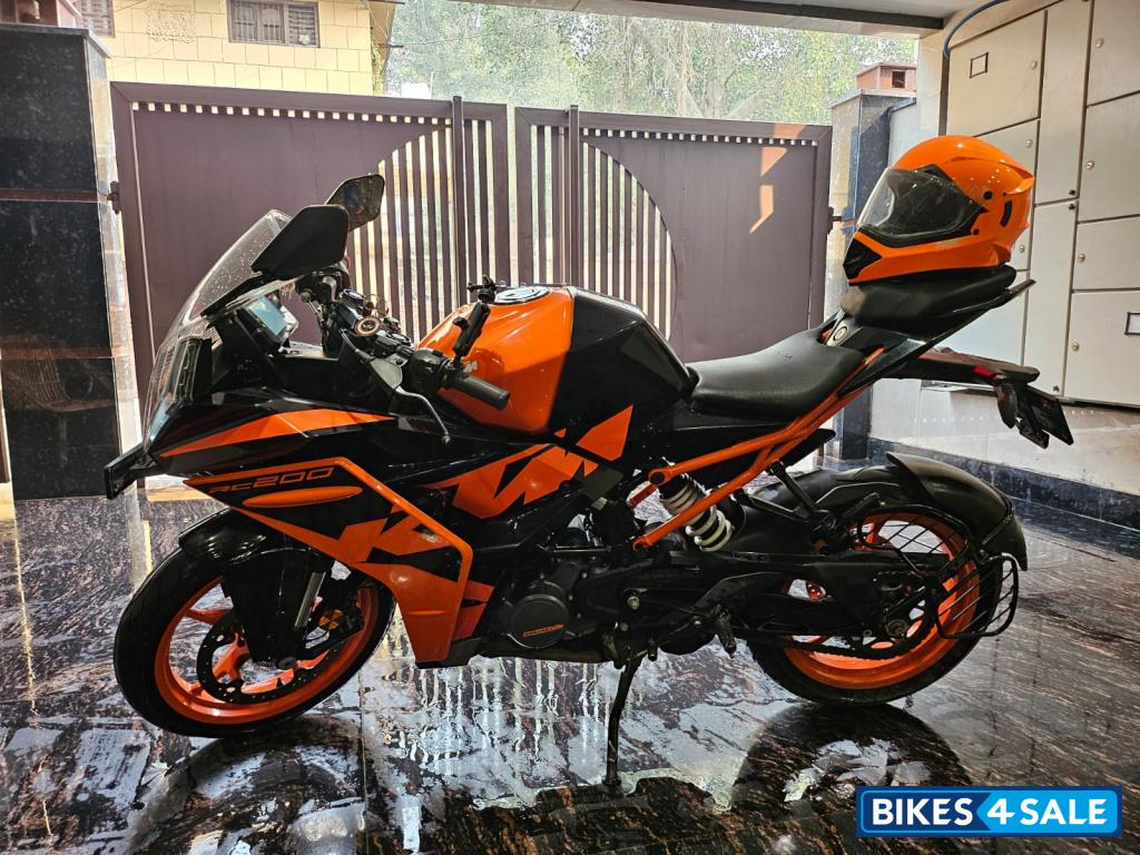 Orange And Black KTM RC