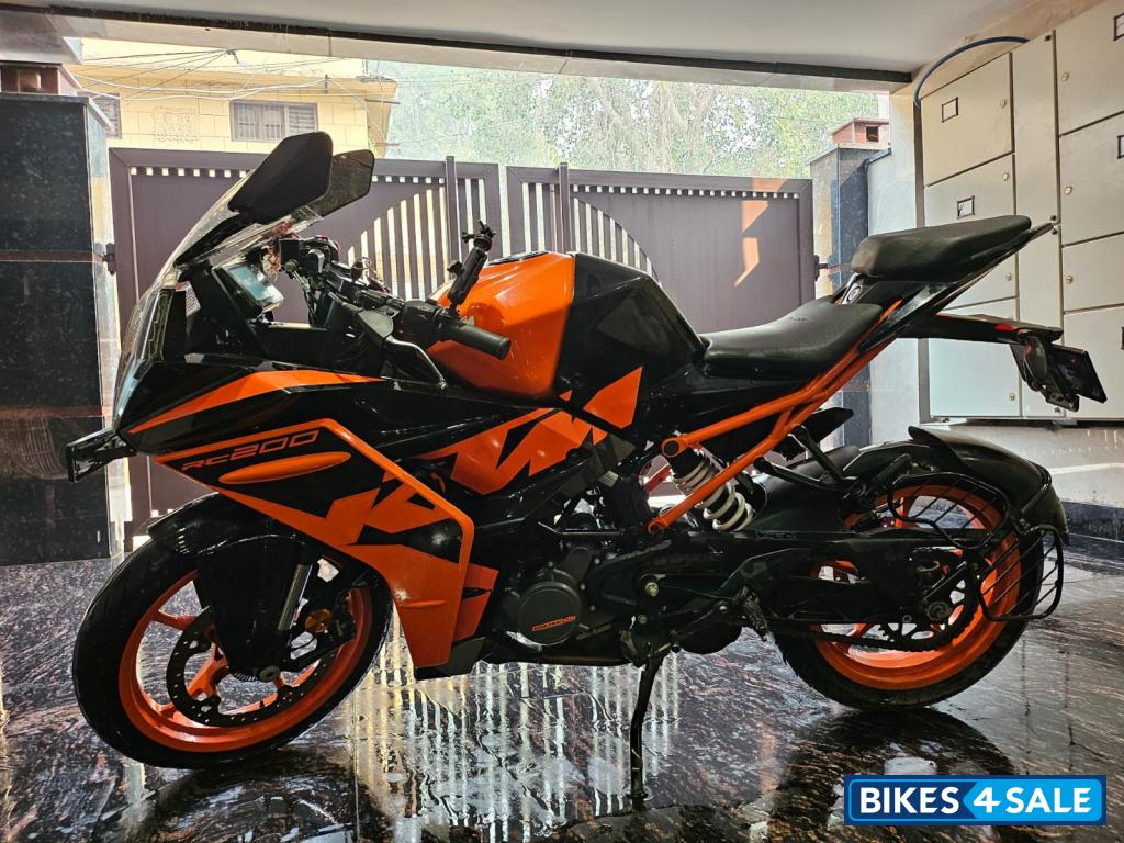 Orange And Black KTM RC